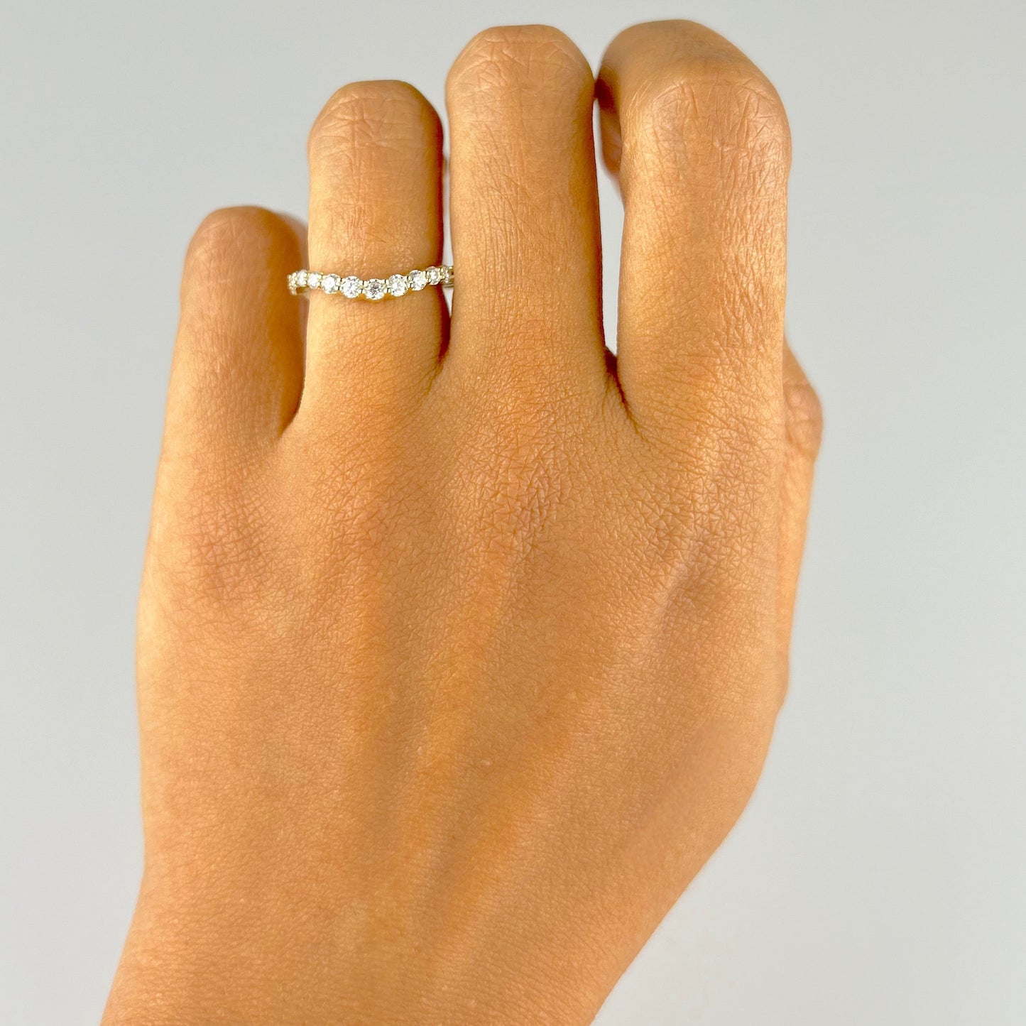 Curved Diamond Band