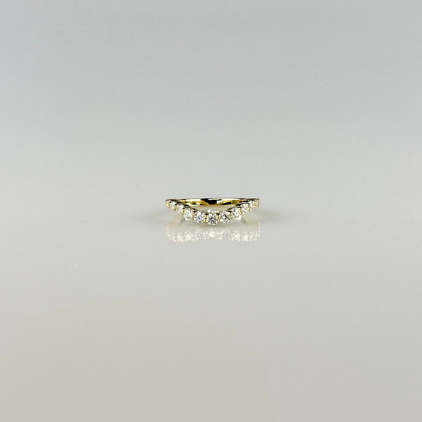 Curved Diamond Band