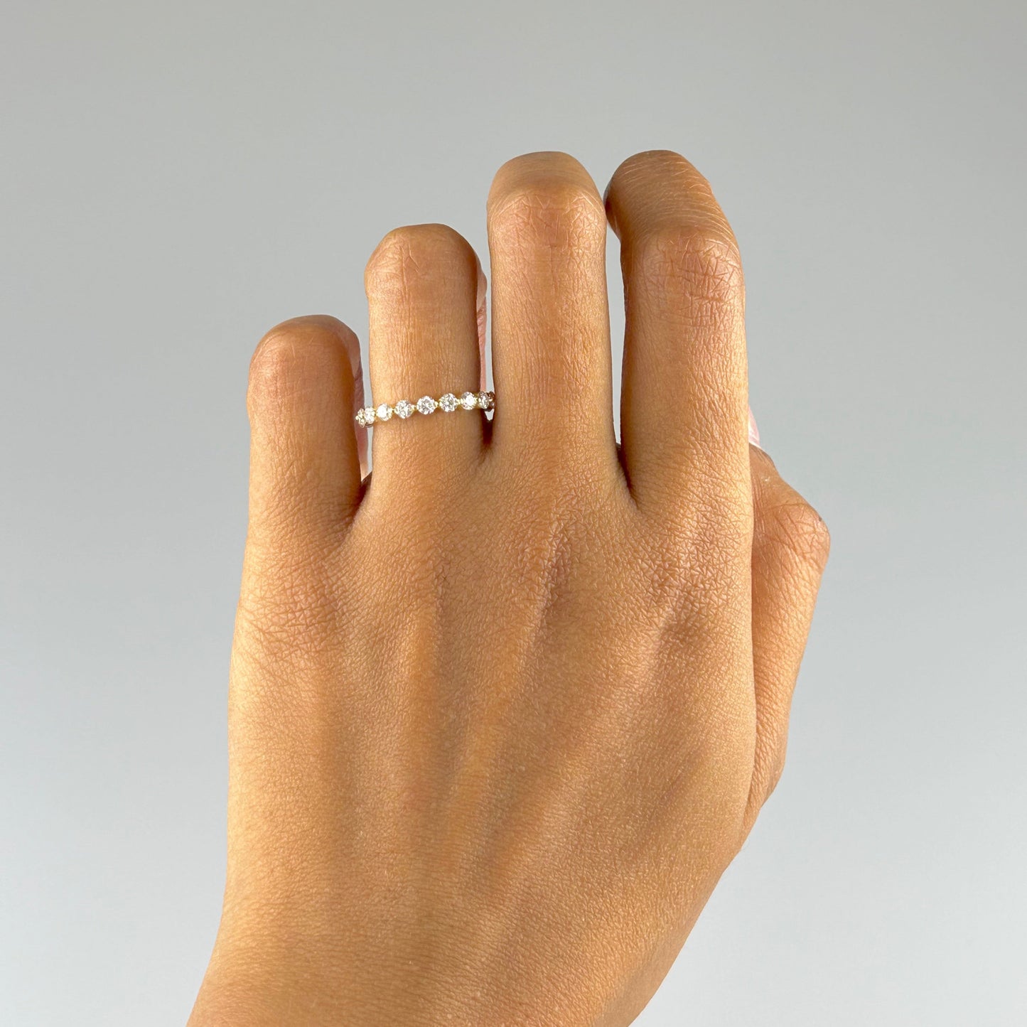Diamond Bubble Eternity Band