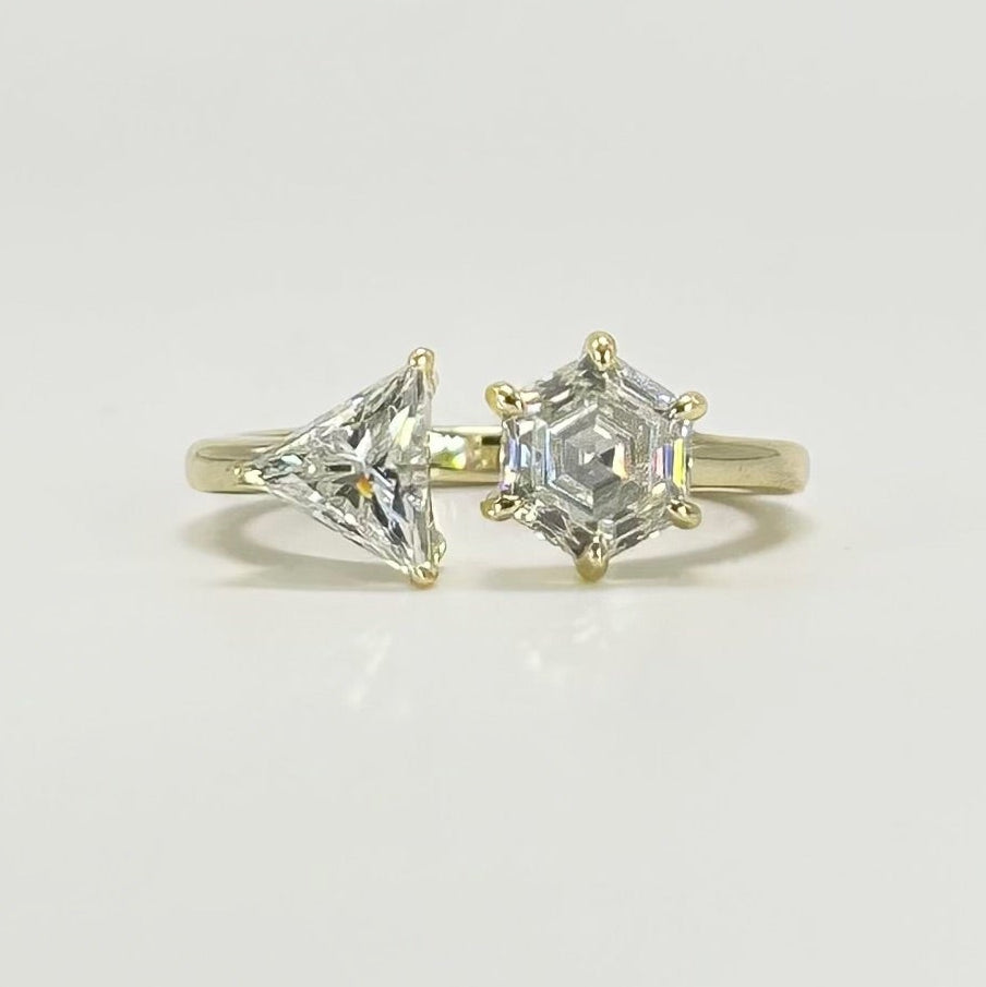 Hexagon and Triangle Ring