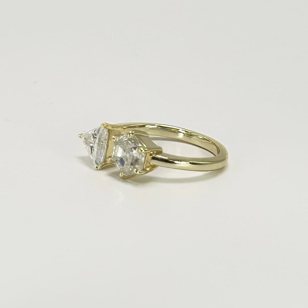Hexagon and Triangle Ring