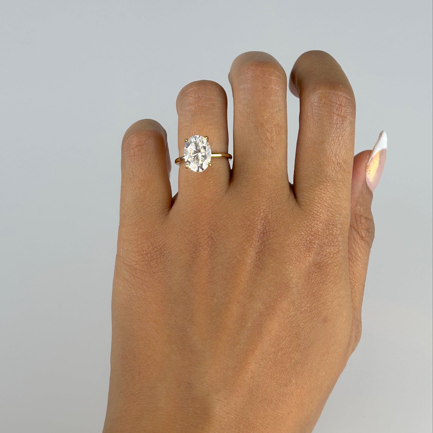 Oval Solitaire Ring