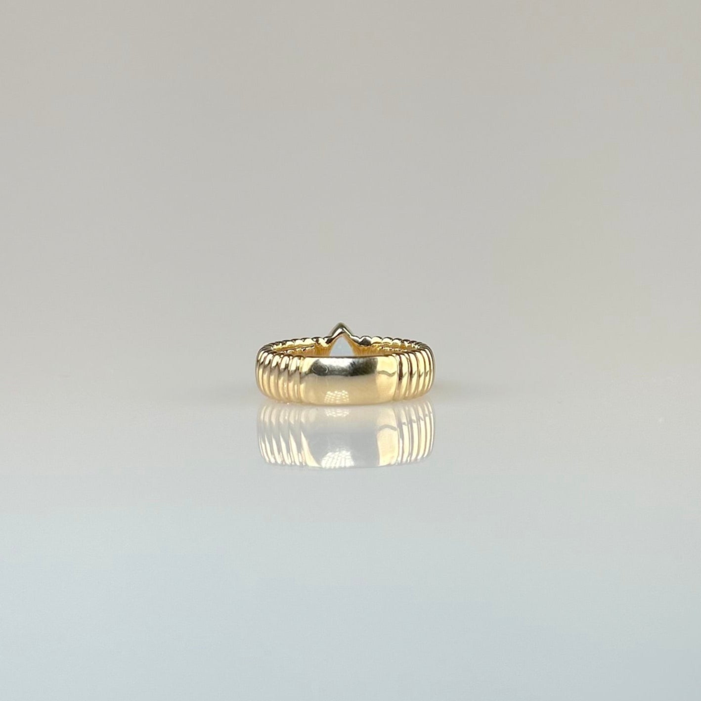 Sky Blue Topaz Pear Ring