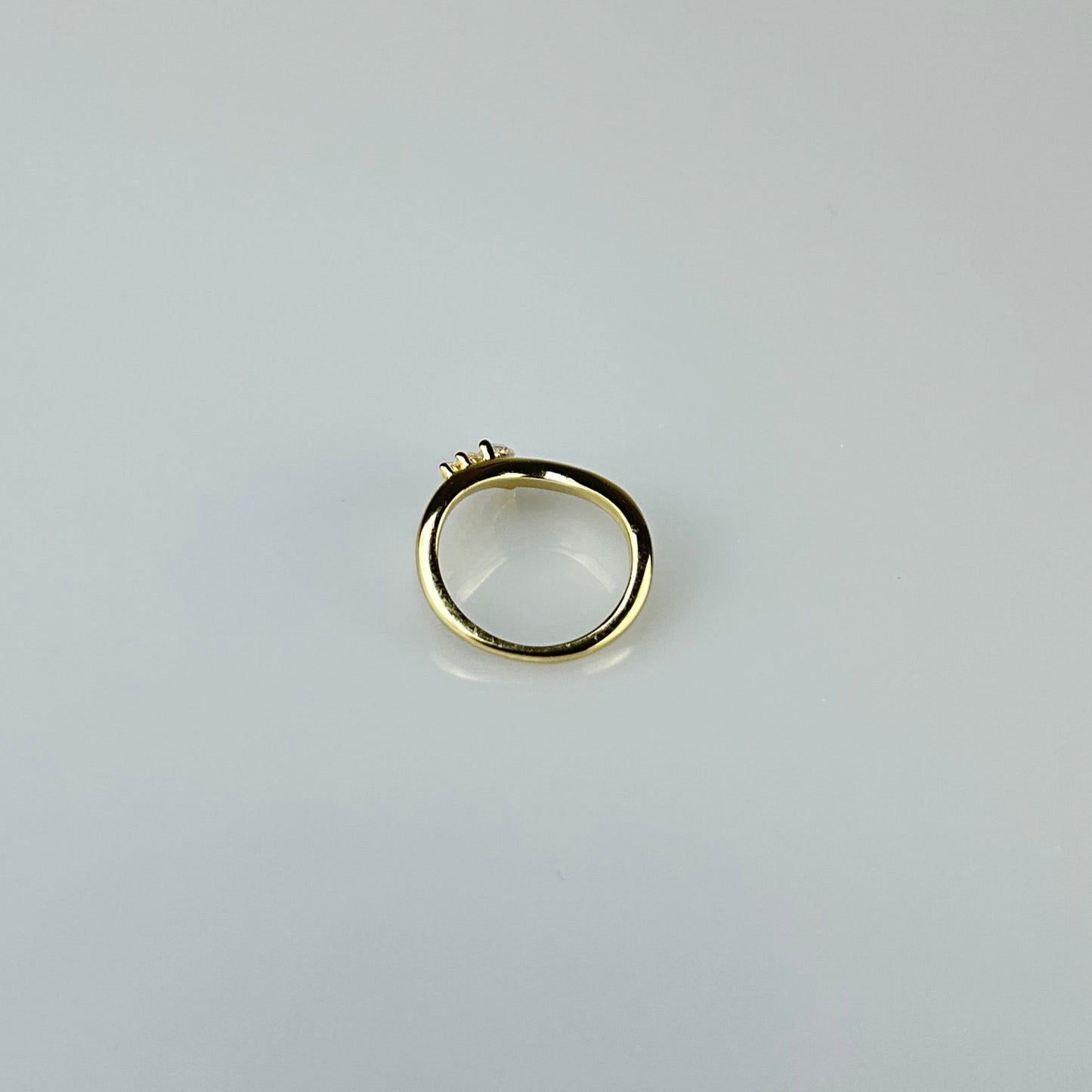 Curved Band with Marquise Accents