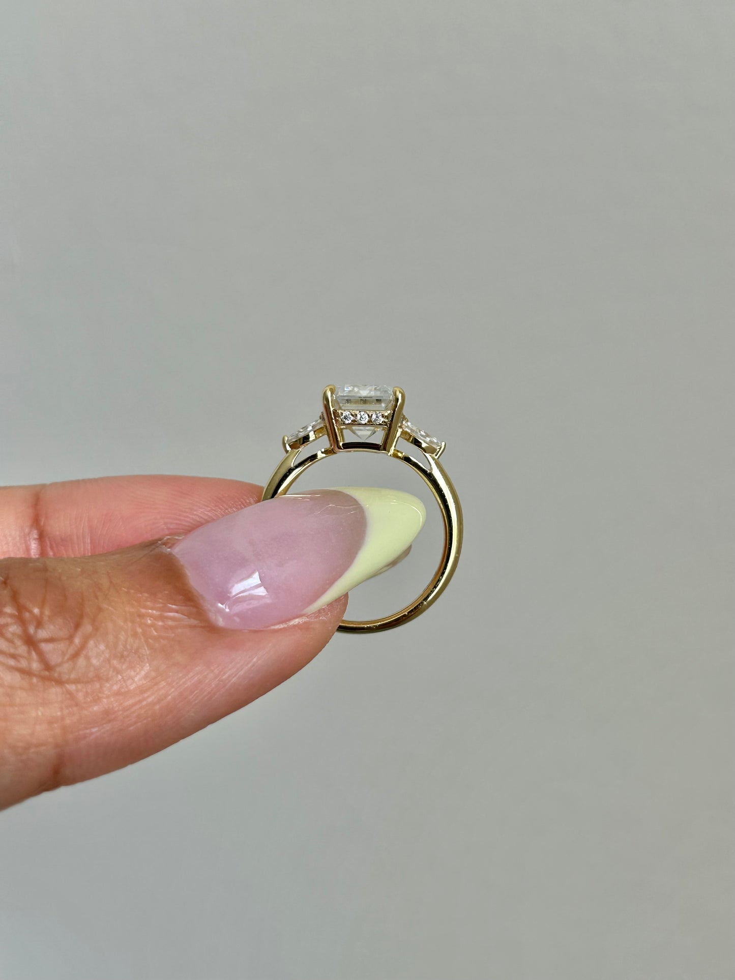 Emerald Cut with Marquise Accents