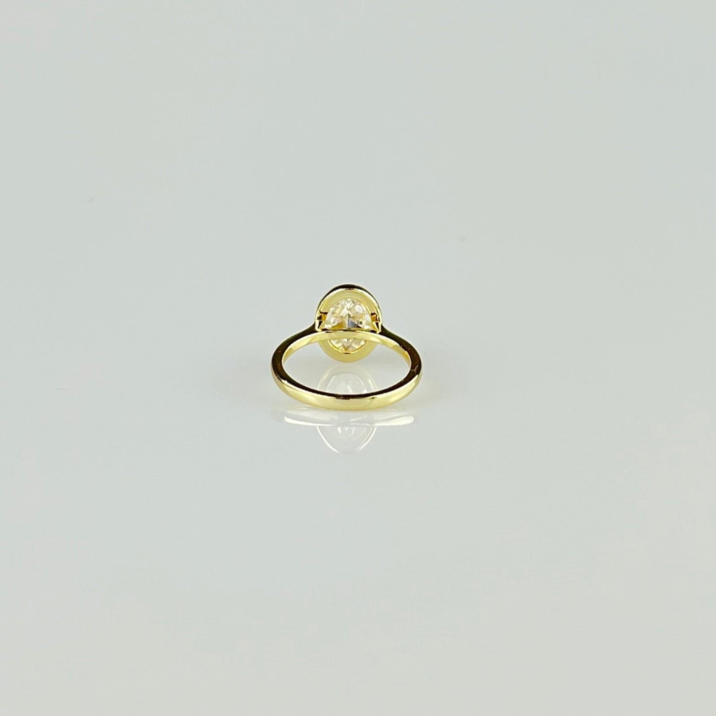 Oval Rose Cut Ring