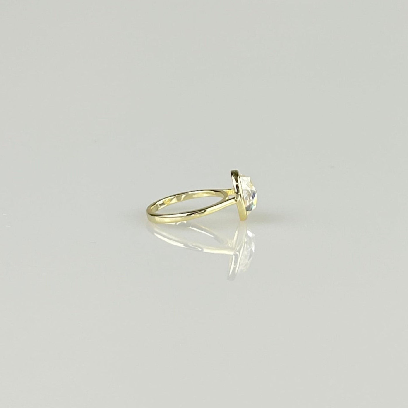 Oval Rose Cut Ring