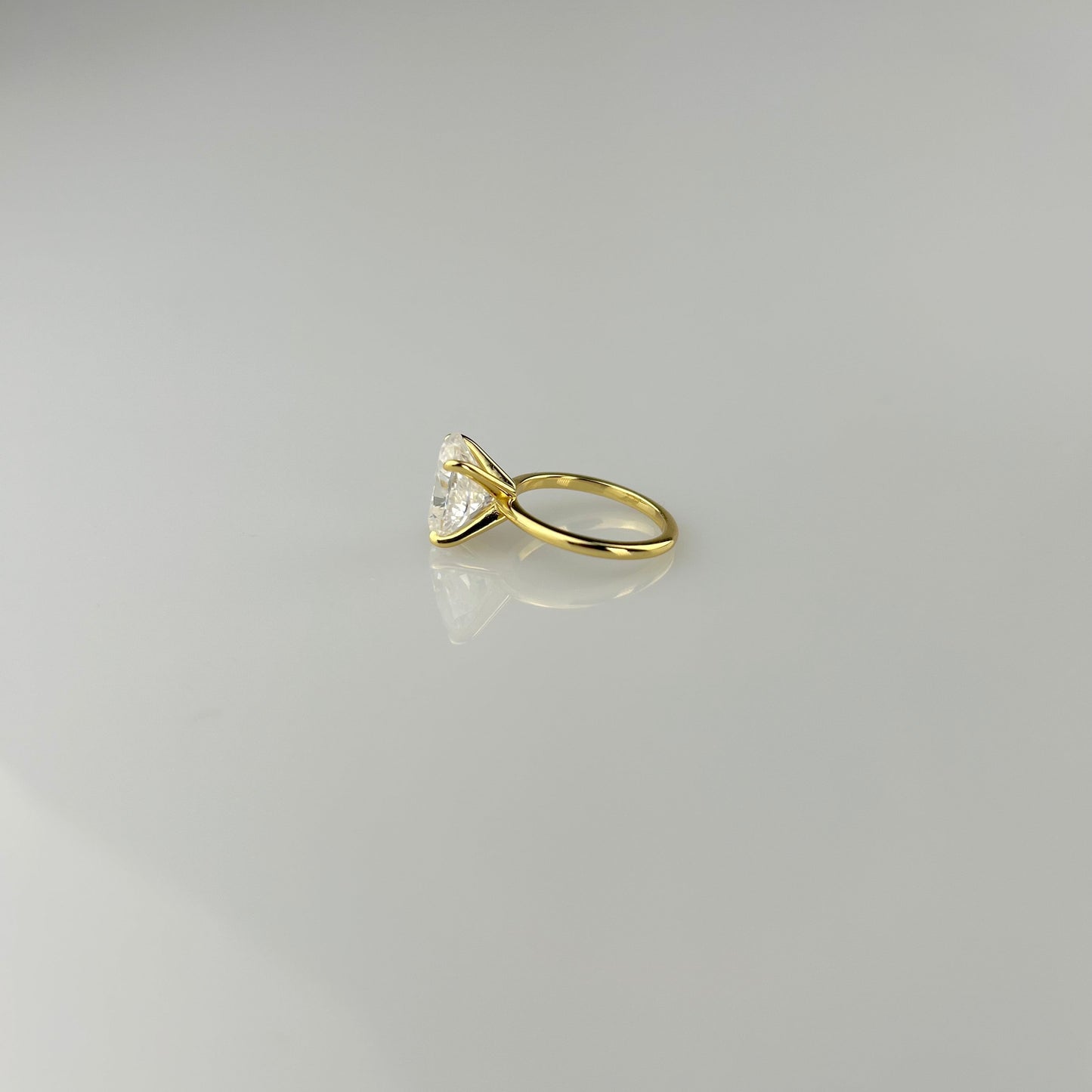 Oval Solitaire Ring