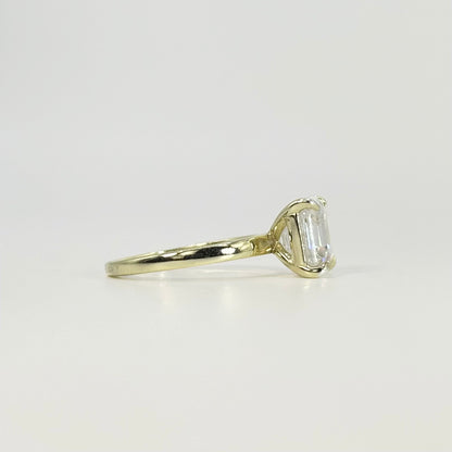Asscher Cut Solitaire Ring in 2.5 Carats