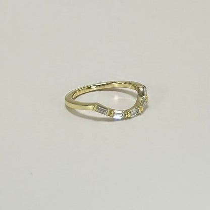Curved Baguette Band