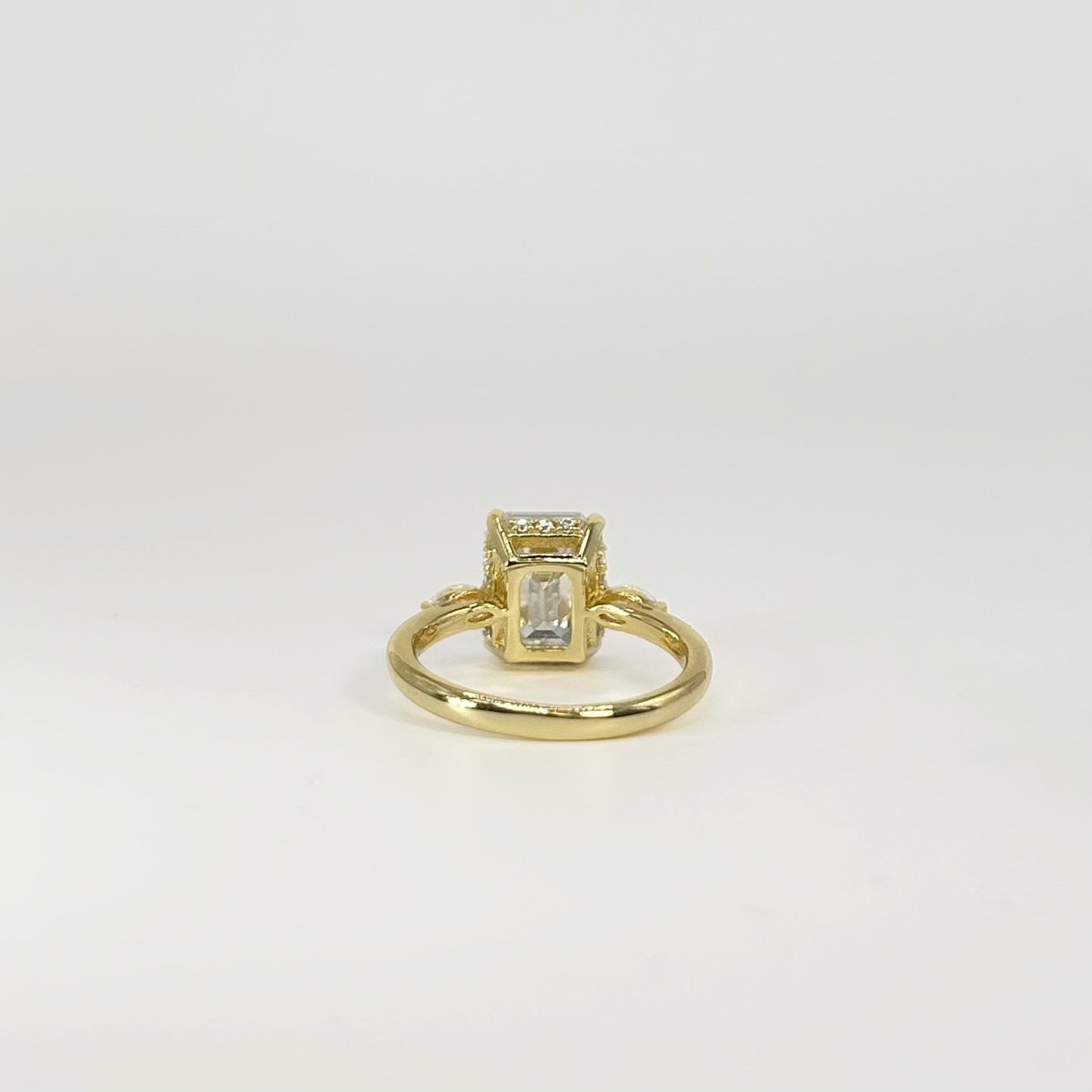 Emerald Cut with Marquise Accents