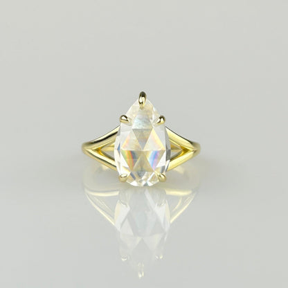Pear Shape Rose Cut Ring